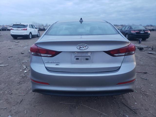 5NPD74LF9HH101508 - 2017 HYUNDAI ELANTRA SE SILVER photo 6