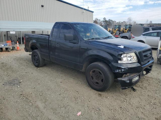 1FTRF12W45NB89453 - 2005 FORD F150 BLACK photo 4