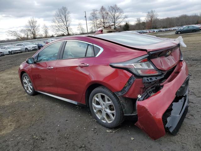 1G1RD6S52JU111787 - 2018 CHEVROLET VOLT PREMIER RED photo 2