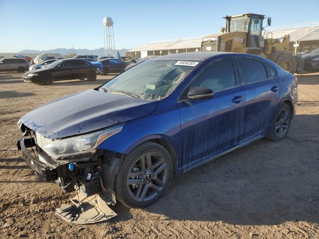 3KPF34AD0ME264004 - 2021 KIA FORTE GT LINE BLUE photo 1