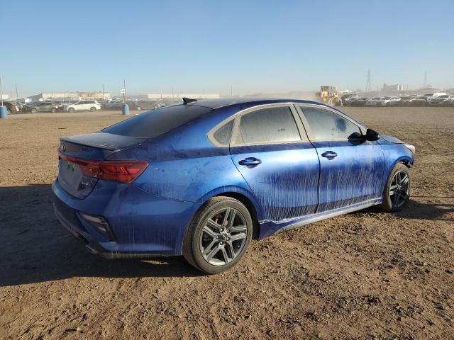 3KPF34AD0ME264004 - 2021 KIA FORTE GT LINE BLUE photo 3