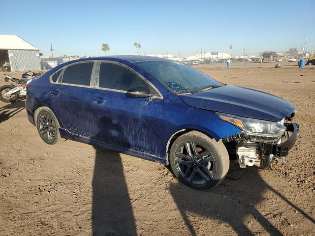 3KPF34AD0ME264004 - 2021 KIA FORTE GT LINE BLUE photo 4