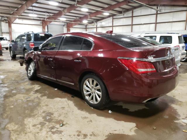 1G4GB5G36FF118593 - 2015 BUICK LACROSSE MAROON photo 2