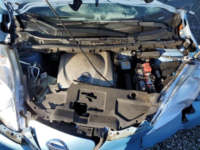 1N4AZ0CPXFC316540 - 2015 NISSAN LEAF S BLUE photo 11