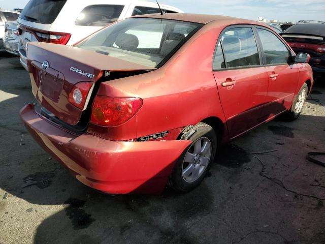 1NXBR38EX4Z250033 - 2004 TOYOTA COROLLA CE RED photo 3