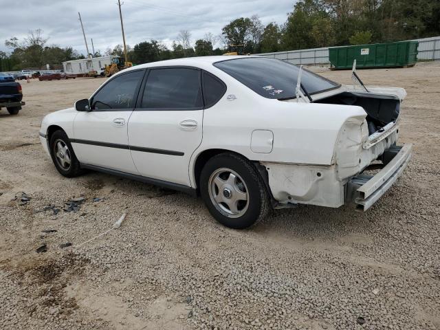 2G1WF52K249414471 - 2004 CHEVROLET IMPALA WHITE photo 2