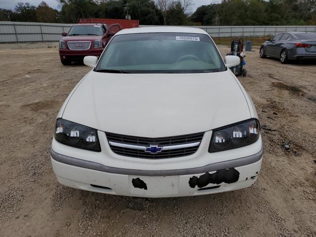 2G1WF52K249414471 - 2004 CHEVROLET IMPALA WHITE photo 5