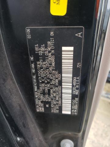 5TBRU34176S465602 - 2006 TOYOTA TUNDRA ACCESS CAB SR5 BLACK photo 12