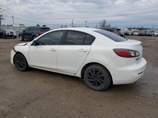 JM1BL1V75D1796384 - 2013 MAZDA 3 I WHITE photo 2