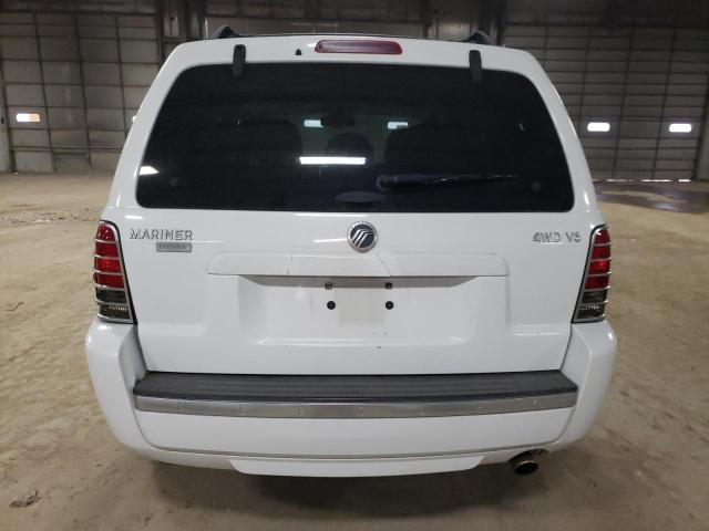 4M2CU57156KJ16153 - 2006 MERCURY MARINER WHITE photo 6