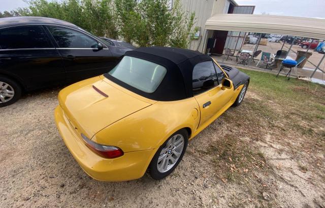 4USCH7331WLE10377 - 1998 BMW Z3 1.9 YELLOW photo 4