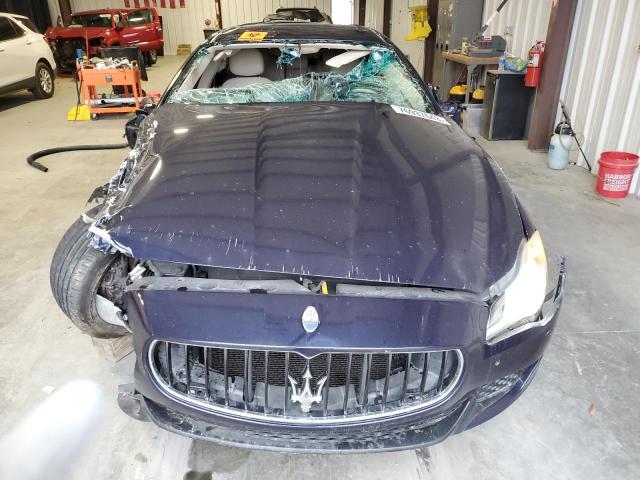 ZAM56RRA5E1076556 - 2014 MASERATI QUATTROPOR S BLUE photo 5