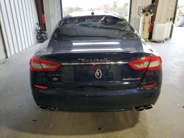 ZAM56RRA5E1076556 - 2014 MASERATI QUATTROPOR S BLUE photo 6