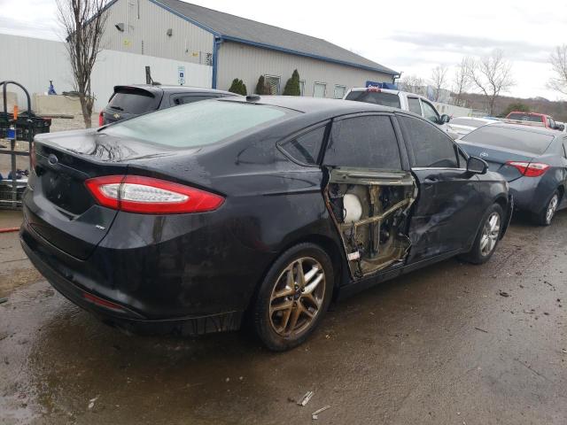 3FA6P0H79DR275496 - 2013 FORD FUSION SE BLACK photo 3