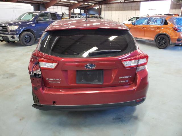 4S3GTAA65K3754690 - 2019 SUBARU IMPREZA RED photo 6