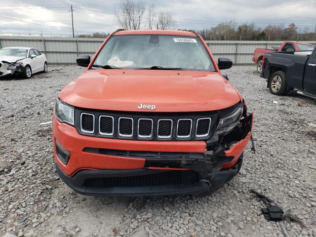 3C4NJCAB6JT194798 - 2018 JEEP COMPASS SPORT ORANGE photo 5