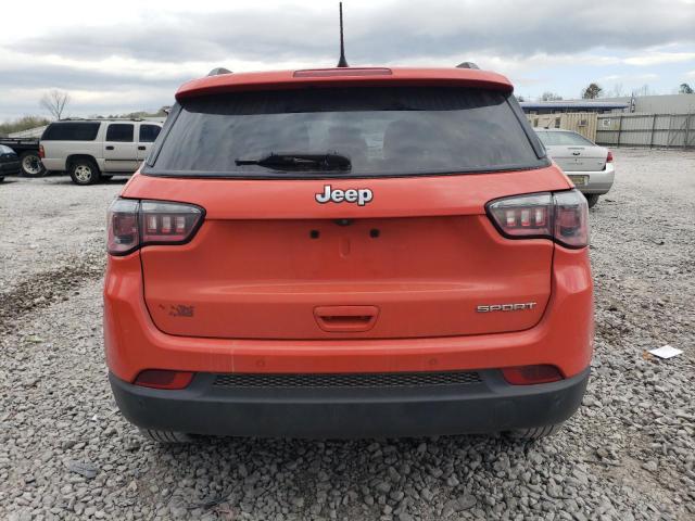 3C4NJCAB6JT194798 - 2018 JEEP COMPASS SPORT ORANGE photo 6