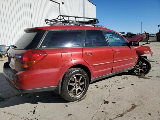 4S4BP68C056339590 - 2005 SUBARU LEGACY OUTBACK 2.5 XT RED photo 3