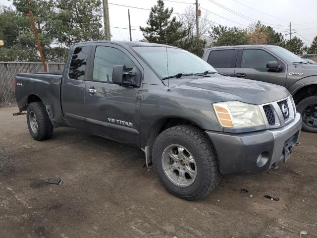 1N6BA06B76N506903 - 2006 NISSAN TITAN XE GRAY photo 4