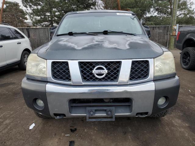 1N6BA06B76N506903 - 2006 NISSAN TITAN XE GRAY photo 5