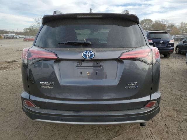 JTMRJREVXJD173841 - 2018 TOYOTA RAV4 HV LE GRAY photo 6