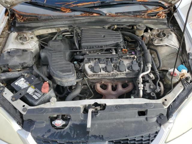 1HGEM21115L052743 - 2005 HONDA CIVIC DX VP Silber Foto 11