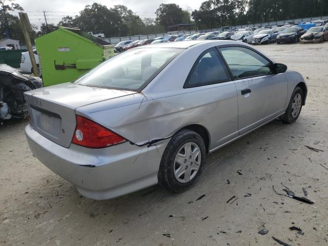 1HGEM21115L052743 - 2005 HONDA CIVIC DX VP SILVER photo 3