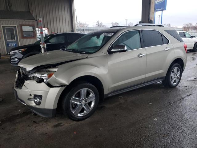 2GNALDEK2E6310511 - 2014 CHEVROLET EQUINOX LTZ BEIGE photo 1