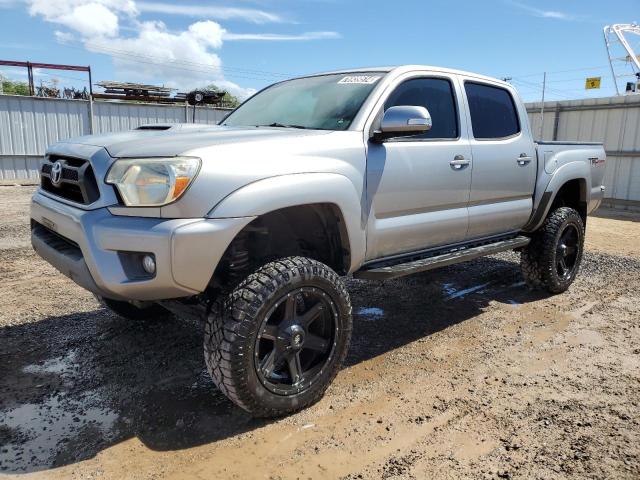 3TMJU4GN8EM168443 - 2014 TOYOTA TACOMA DOUBLE CAB PRERUNNER SILVER photo 1