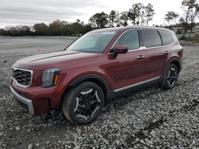 5XYP6DGCXPG339230 - 2023 KIA TELLURIDE S BURGUNDY photo 1