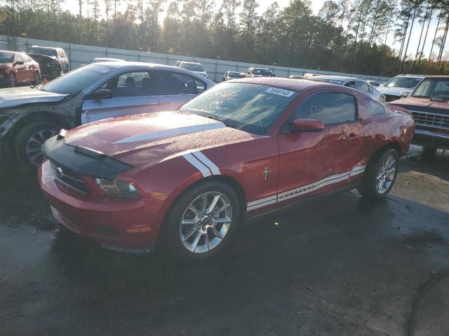 1ZVBP8AN4A5147775 - 2010 FORD MUSTANG RED photo 1