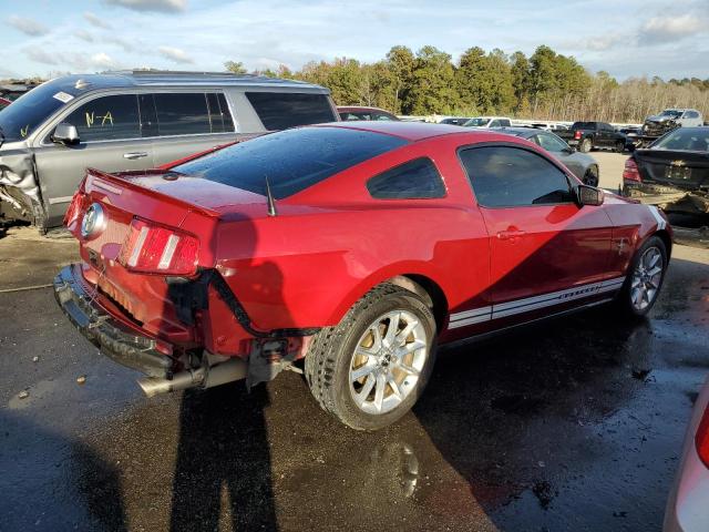 1ZVBP8AN4A5147775 - 2010 FORD MUSTANG RED photo 3