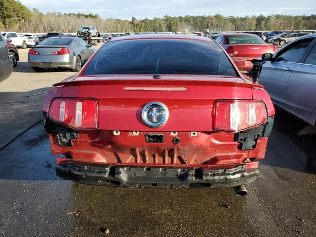 1ZVBP8AN4A5147775 - 2010 FORD MUSTANG RED photo 6