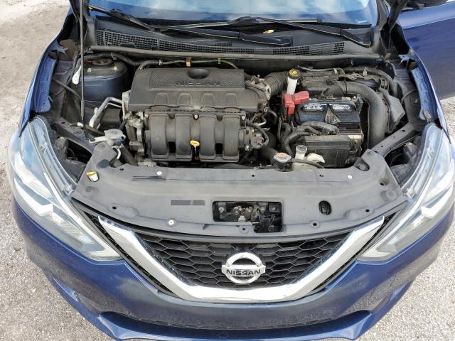 3N1AB7AP3HY370267 - 2017 NISSAN SENTRA S BLUE photo 11