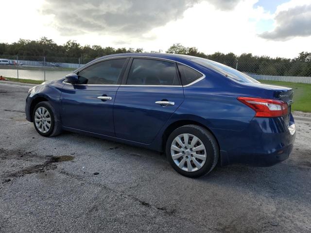 3N1AB7AP3HY370267 - 2017 NISSAN SENTRA S BLUE photo 2