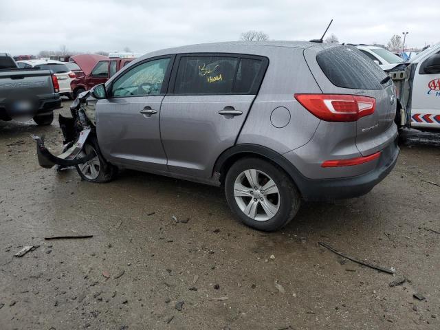 KNDPB3A24C7296226 - 2012 KIA SPORTAGE BASE SILVER photo 2