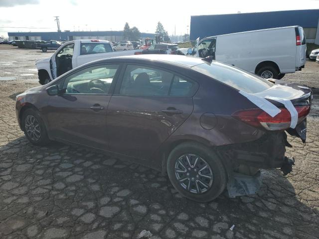 3KPFK4A79JE272000 - 2018 KIA FORTE LX RED photo 2