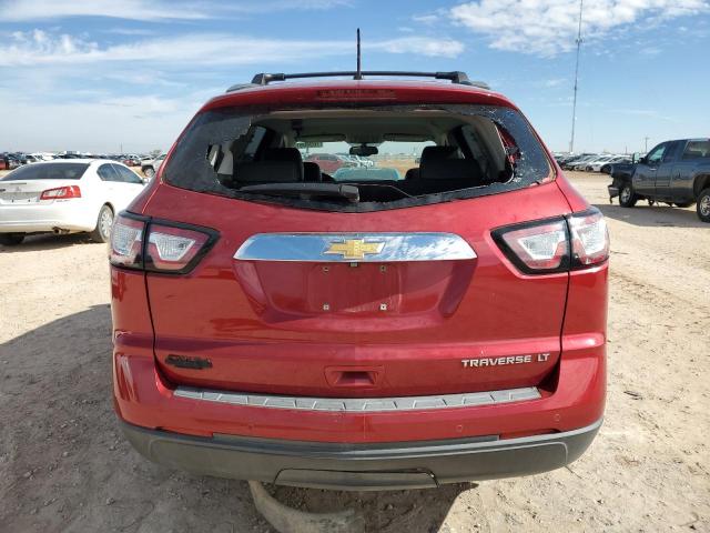 1GNKRHKD5EJ237122 - 2014 CHEVROLET TRAVERSE LT RED photo 6