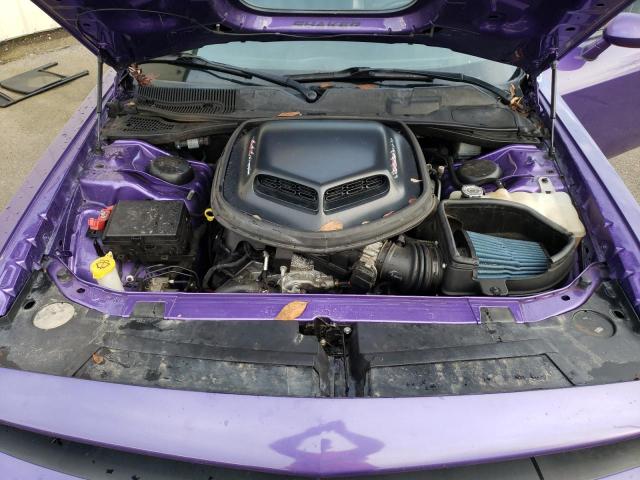 2C3CDZFJ7GH201748 - 2016 DODGE CHALLENGER R/T SCAT PACK PURPLE photo 11
