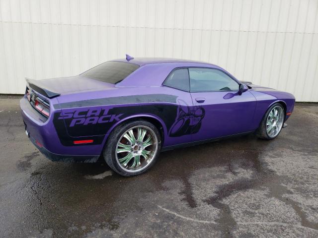 2C3CDZFJ7GH201748 - 2016 DODGE CHALLENGER R/T SCAT PACK PURPLE photo 3
