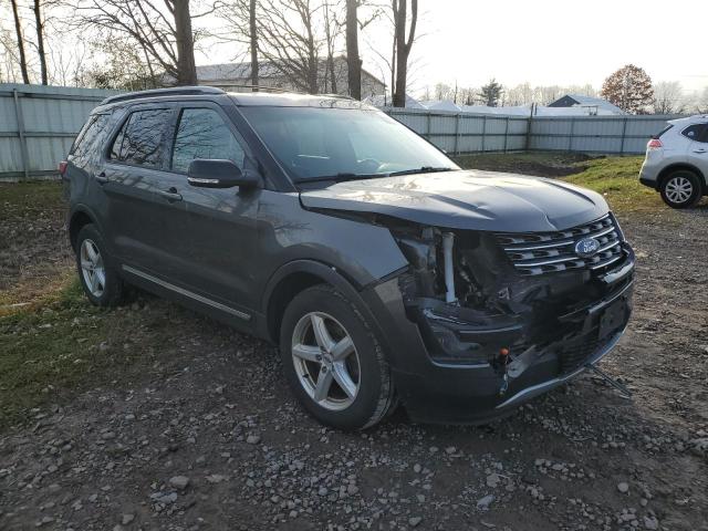 1FM5K8D84HGA30972 - 2017 FORD EXPLORER XLT CHARCOAL photo 4