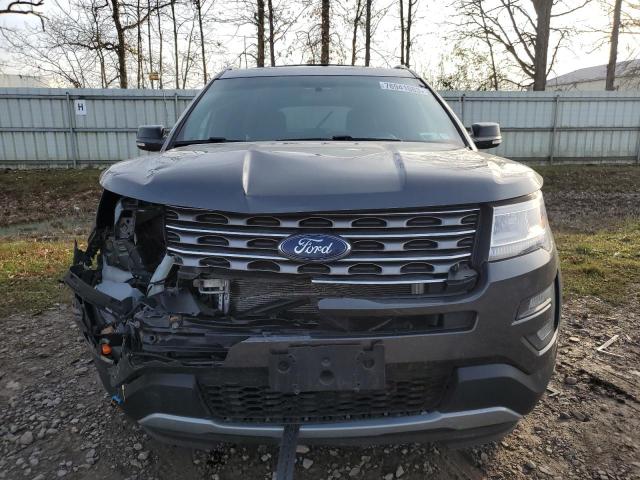 1FM5K8D84HGA30972 - 2017 FORD EXPLORER XLT CHARCOAL photo 5