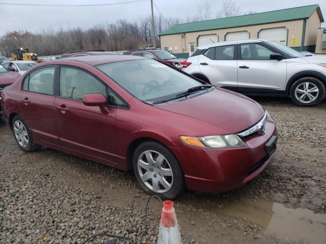 1HGFA16506L045335 - 2006 HONDA CIVIC LX MAROON photo 4