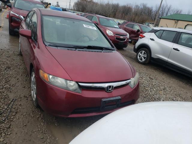 1HGFA16506L045335 - 2006 HONDA CIVIC LX MAROON photo 5