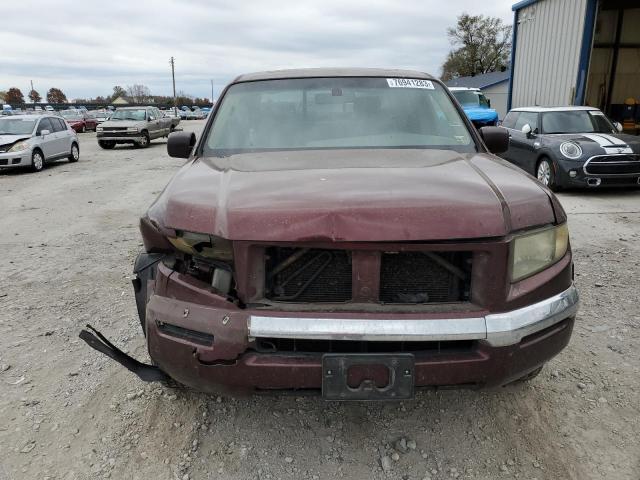 2HJYK16597H516025 - 2007 HONDA RIDGELINE RTL MAROON photo 5