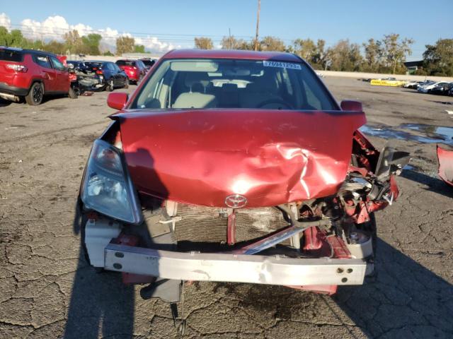 JTDKB20U477649285 - 2007 TOYOTA PRIUS RED photo 5