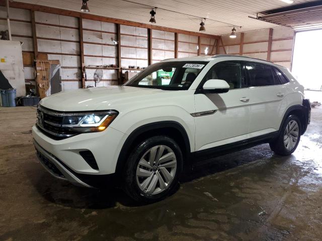 1V2HE2CA7NC225069 - 2022 VOLKSWAGEN ATLAS CROS SE Белый фото 1