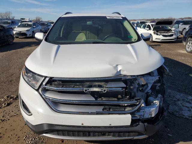 2FMPK4J8XJBC16566 - 2018 FORD EDGE SEL WHITE photo 5