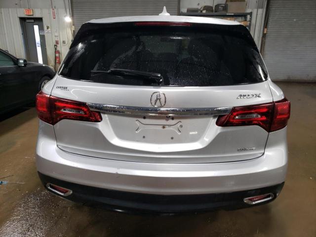 5FRYD4H22EB019614 - 2014 ACURA MDX SILVER photo 6