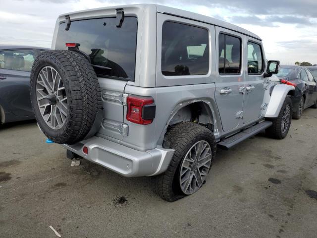 1C4RJXU64RW152742 - 2024 JEEP WRANGLER HIGH ALTITUDE 4XE SILVER photo 3